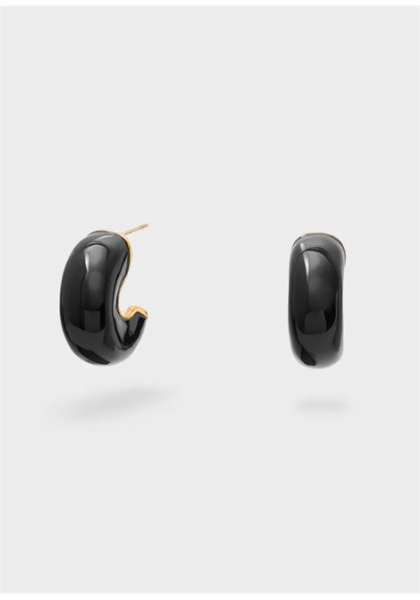 sara cerchio smaltati NALì | MEOR0762ORO NERO